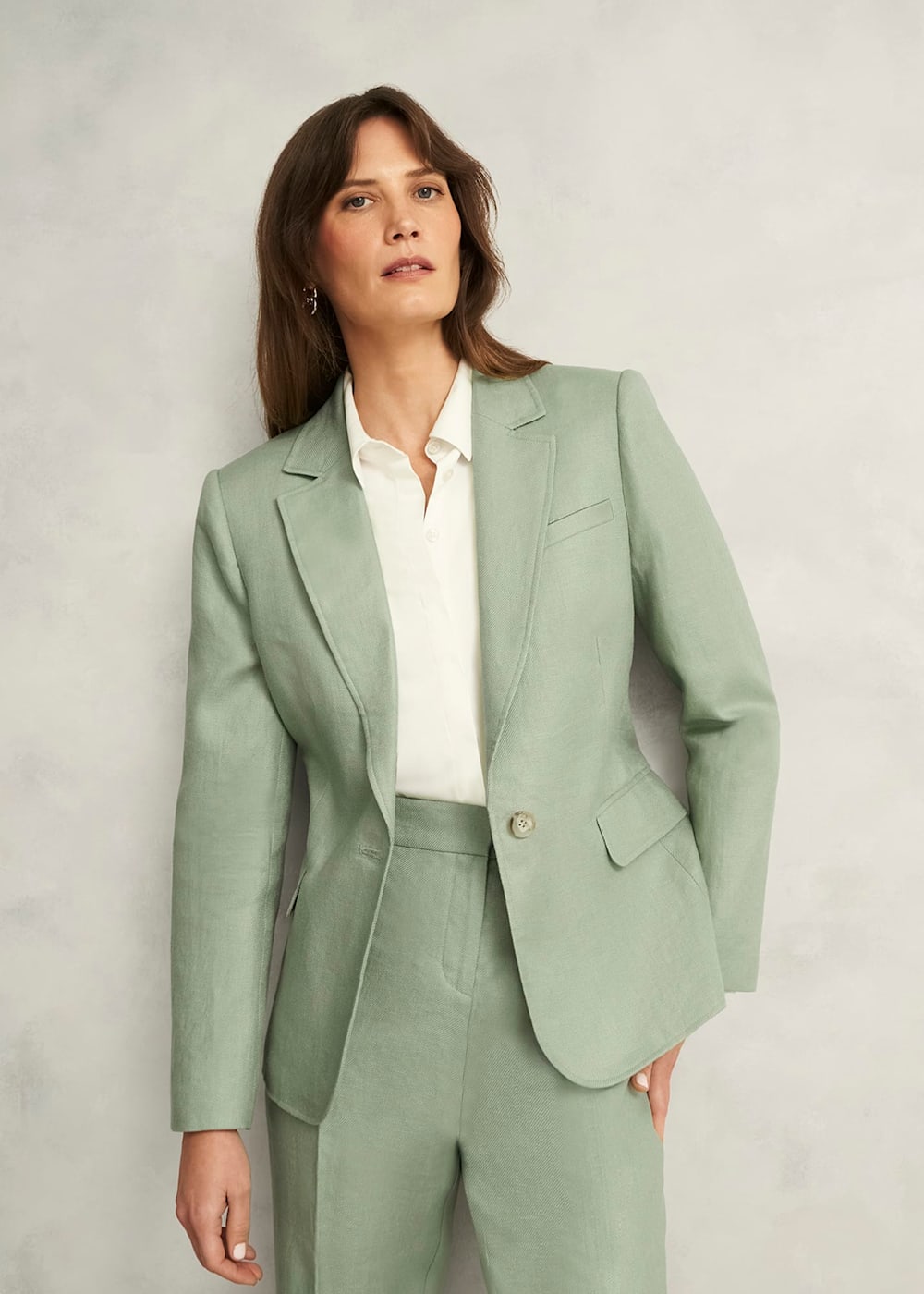 Marietta Linen Jacket | Hobbs US | Marietta Linen Jacket | Hobbs US |
