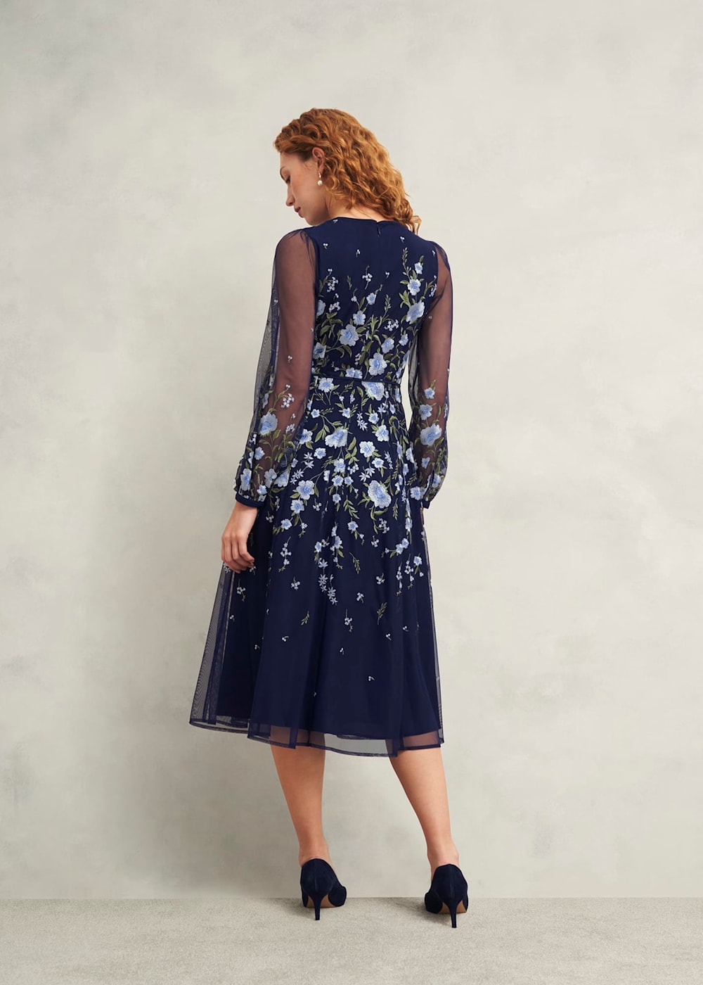大人気アイテム | Dress Embroidered Lois Hobbs | US Suit Formal Dress