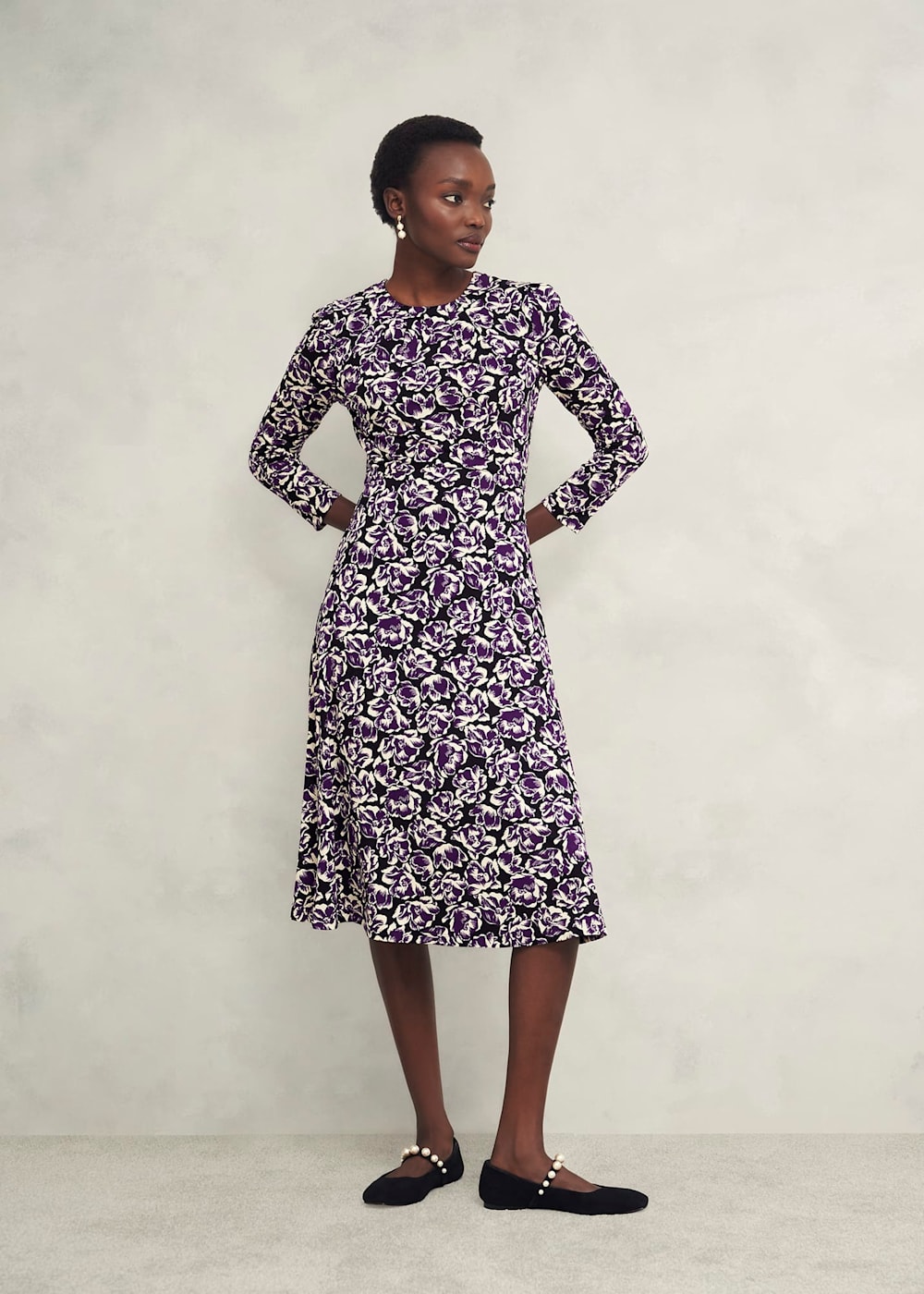 Petite jersey dress top