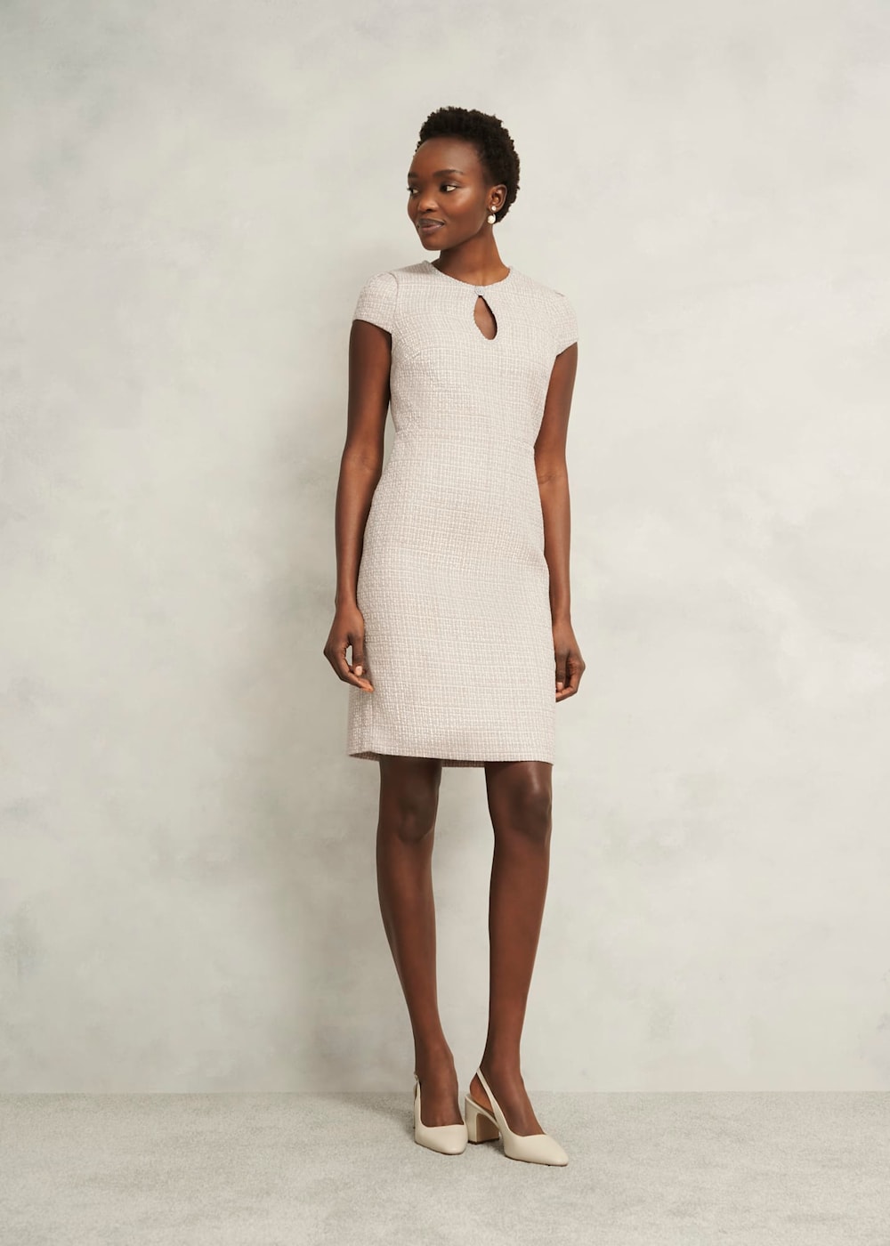 Oriana Tweed Dress | Hobbs UK |