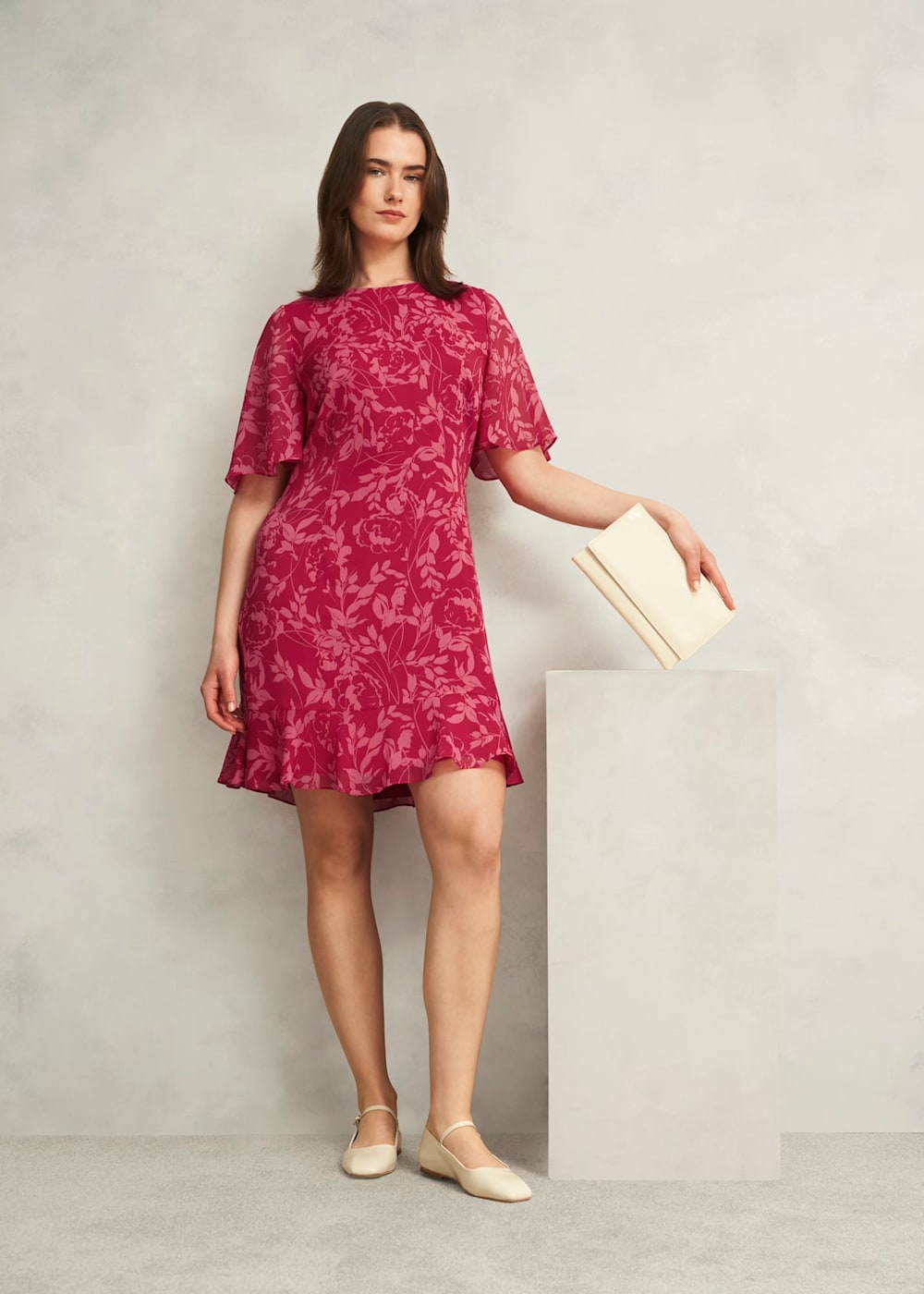 Hobbs Iona Textured Dress