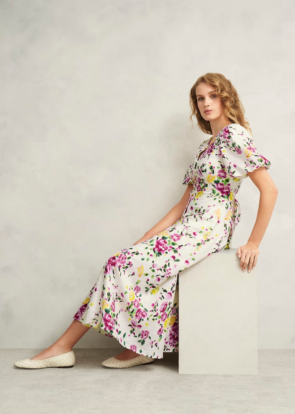 HILARY - TWISTED FRONT WOOL DRESS – HARUNOBUMURATA