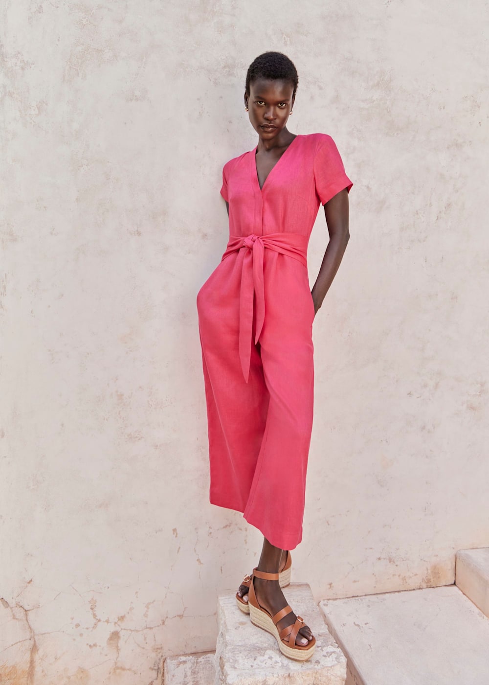 Hobbs Aliya Linen Jumpsuit Hobbs Aliya Linen Jumpsuit