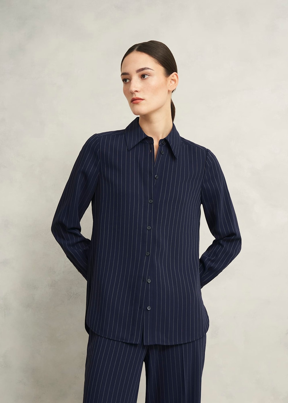 【まとめ買い】 Hadley | US Hobbs | Shirt Pinstripe ワンピース