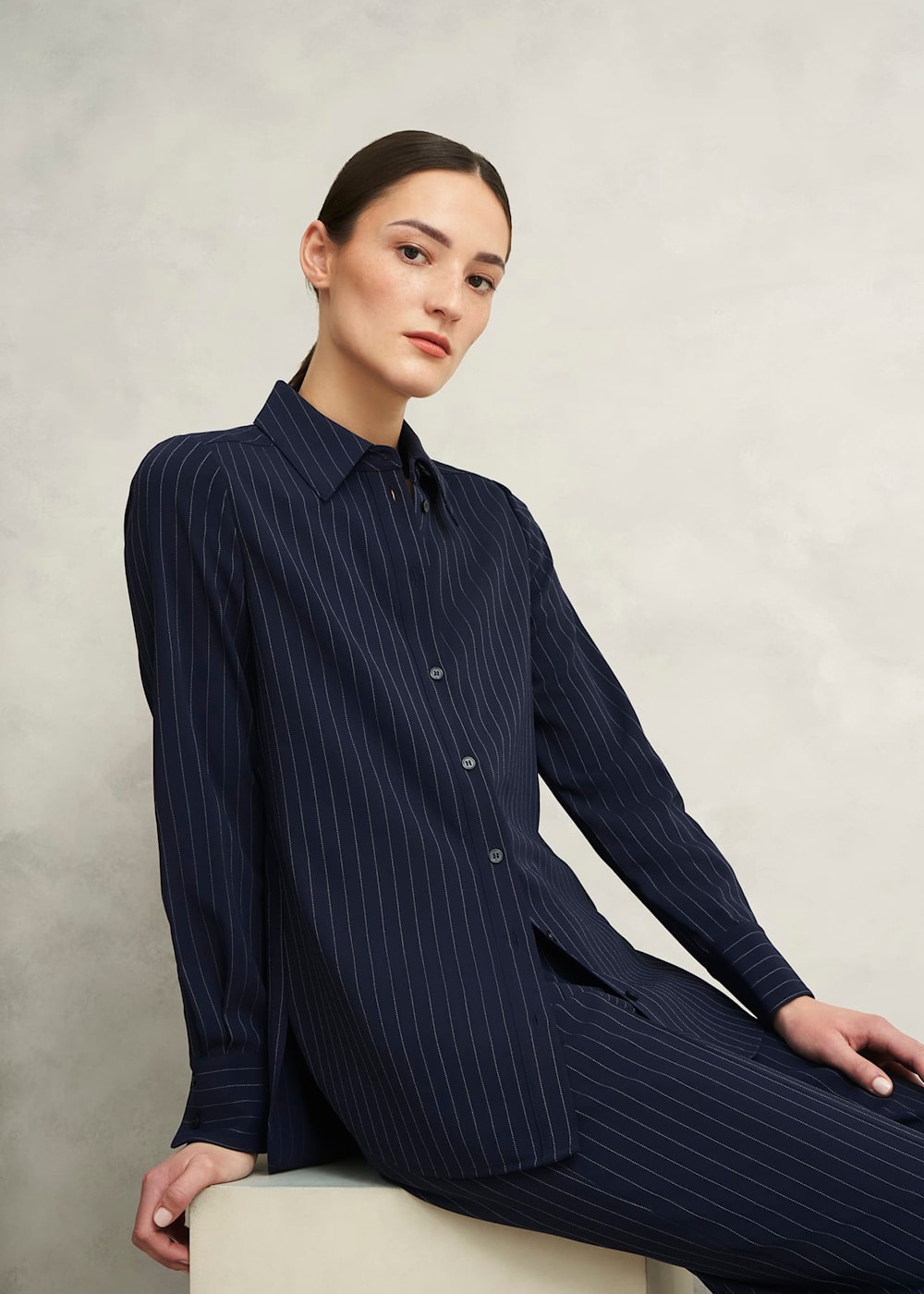 Hadley Pinstripe Shirt | Hobbs US |