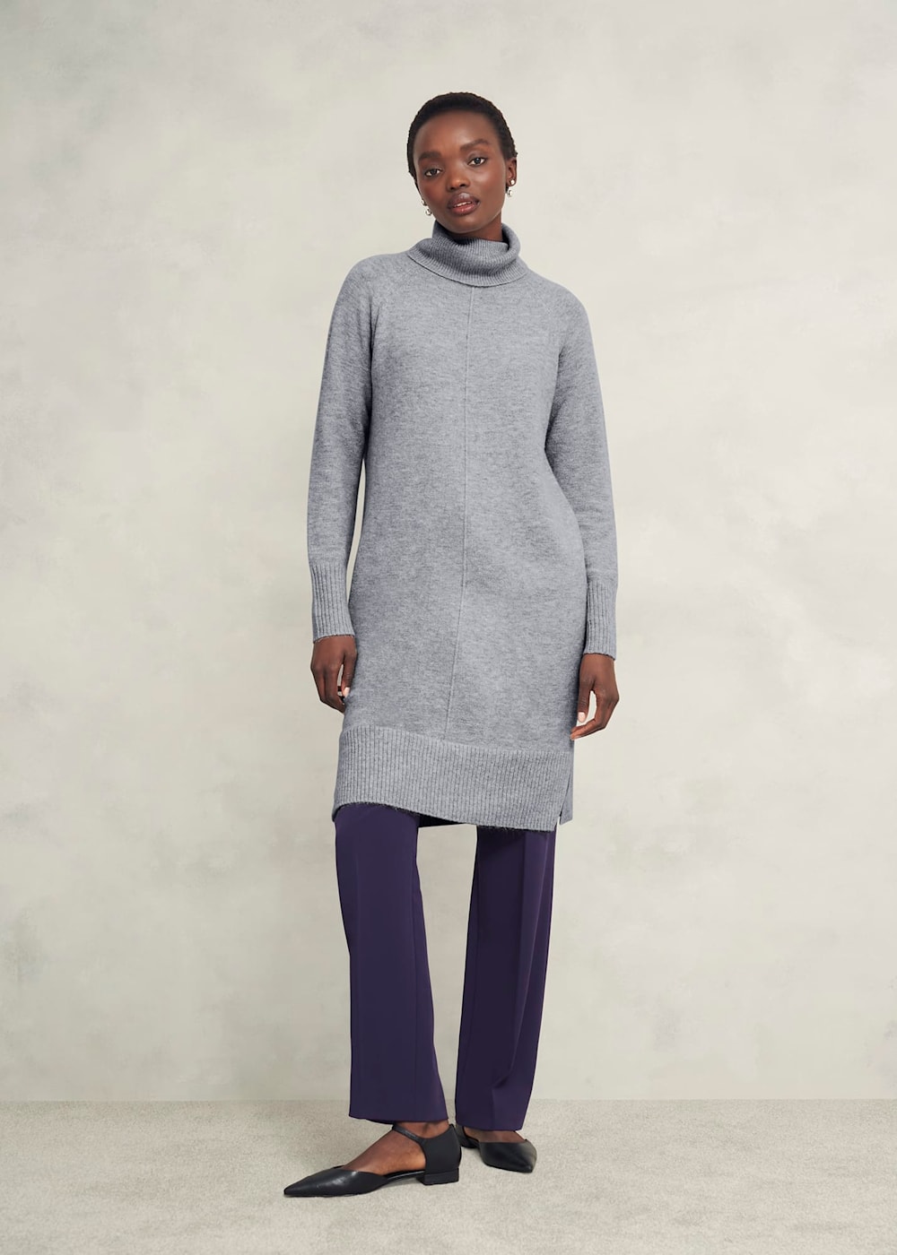 Hobbs Nessa Knitted Dress With Alpaca Hobbs Nessa Knitted Dress With Alpaca