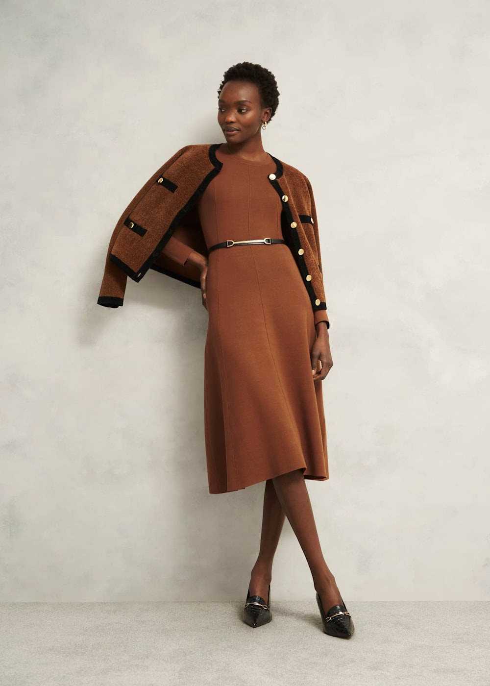 Liza Knitted Dress | Hobbs US |