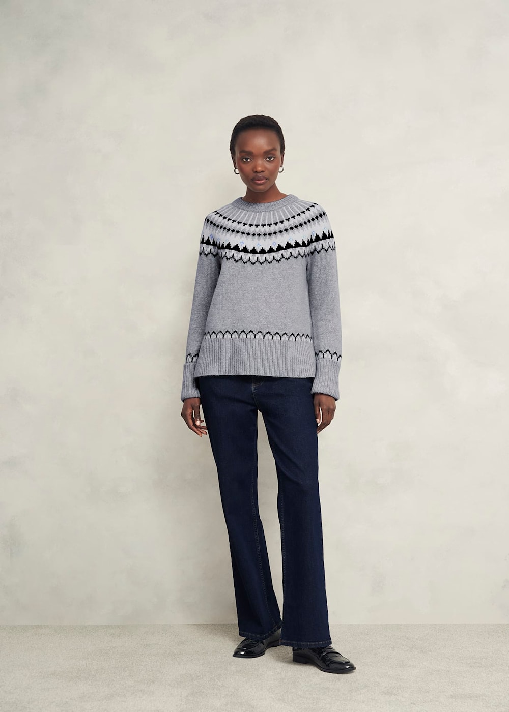Anya Fairisle Sweater With Alpaca | Hobbs US |