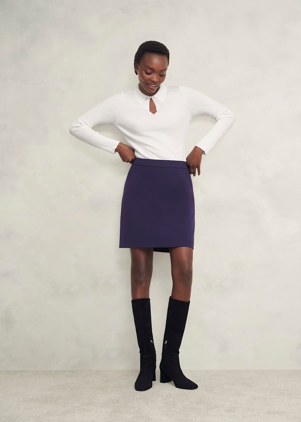 Knitted shirt and skirt clearance