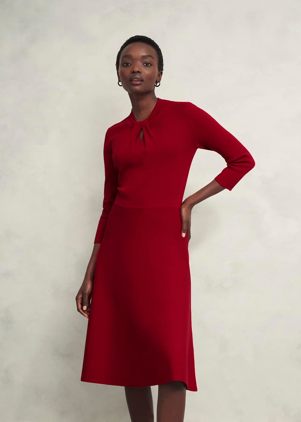 Petite Effie Knitted Dress Hobbs US