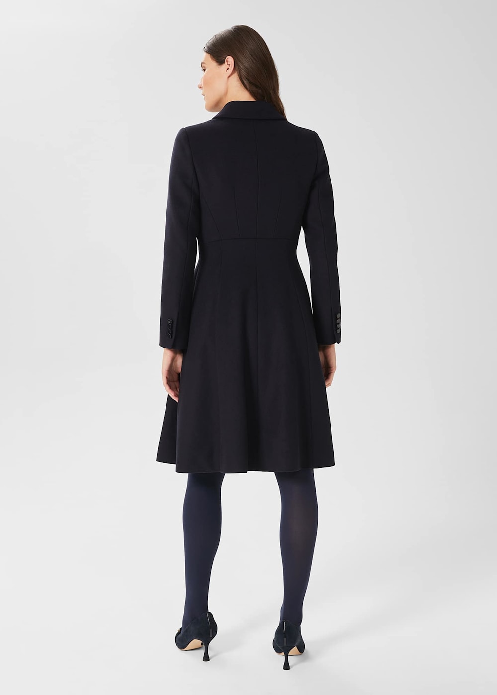 Milly wool blend coat top