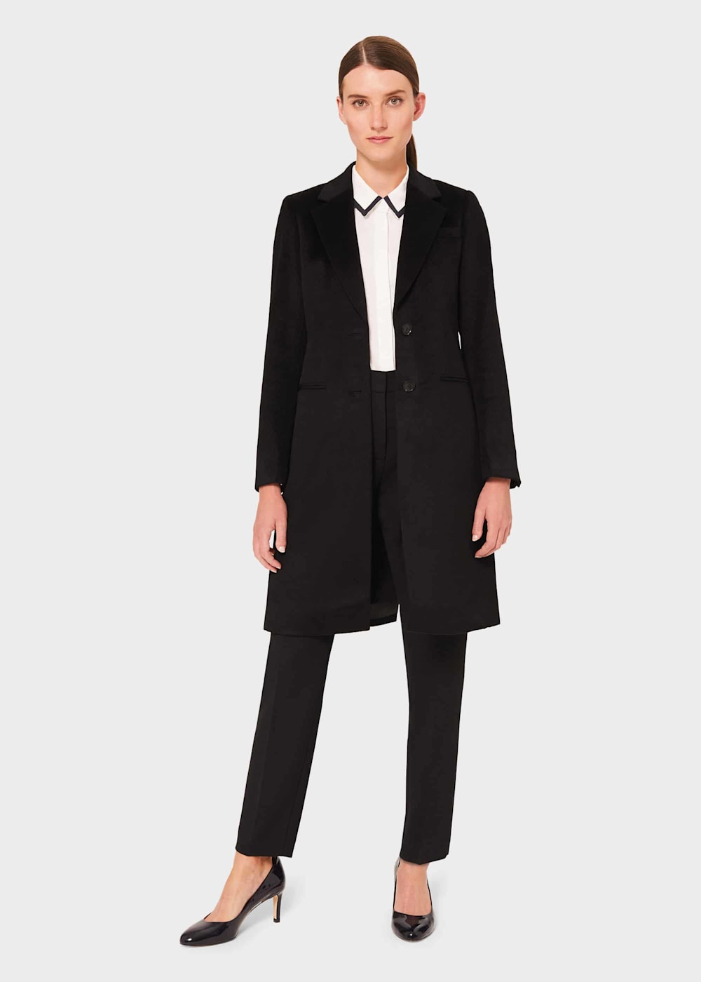 Hobbs london tilda wool coat camel store