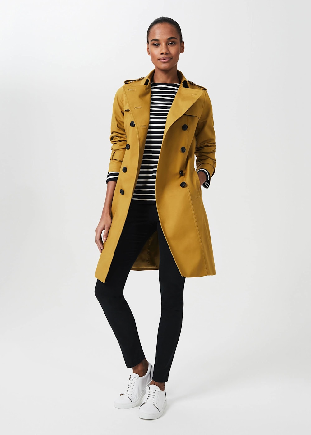 Water resistant trench hot sale