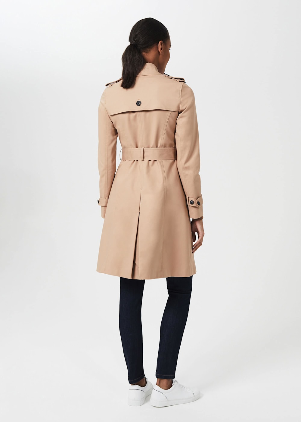 Petite Saskia Water Resistant Trench Coat Hobbs UK