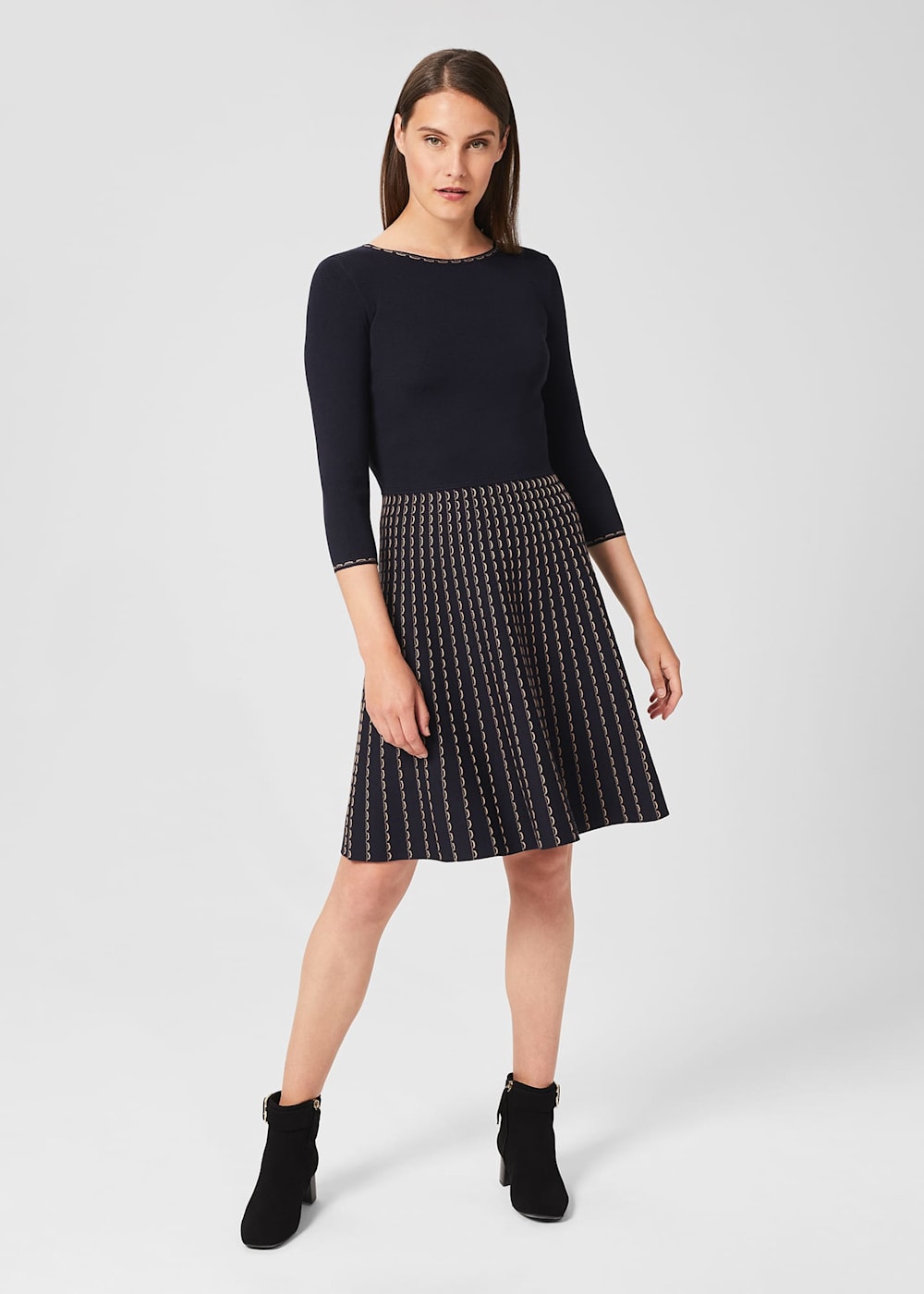 Nyla Knitted Dress Hobbs US