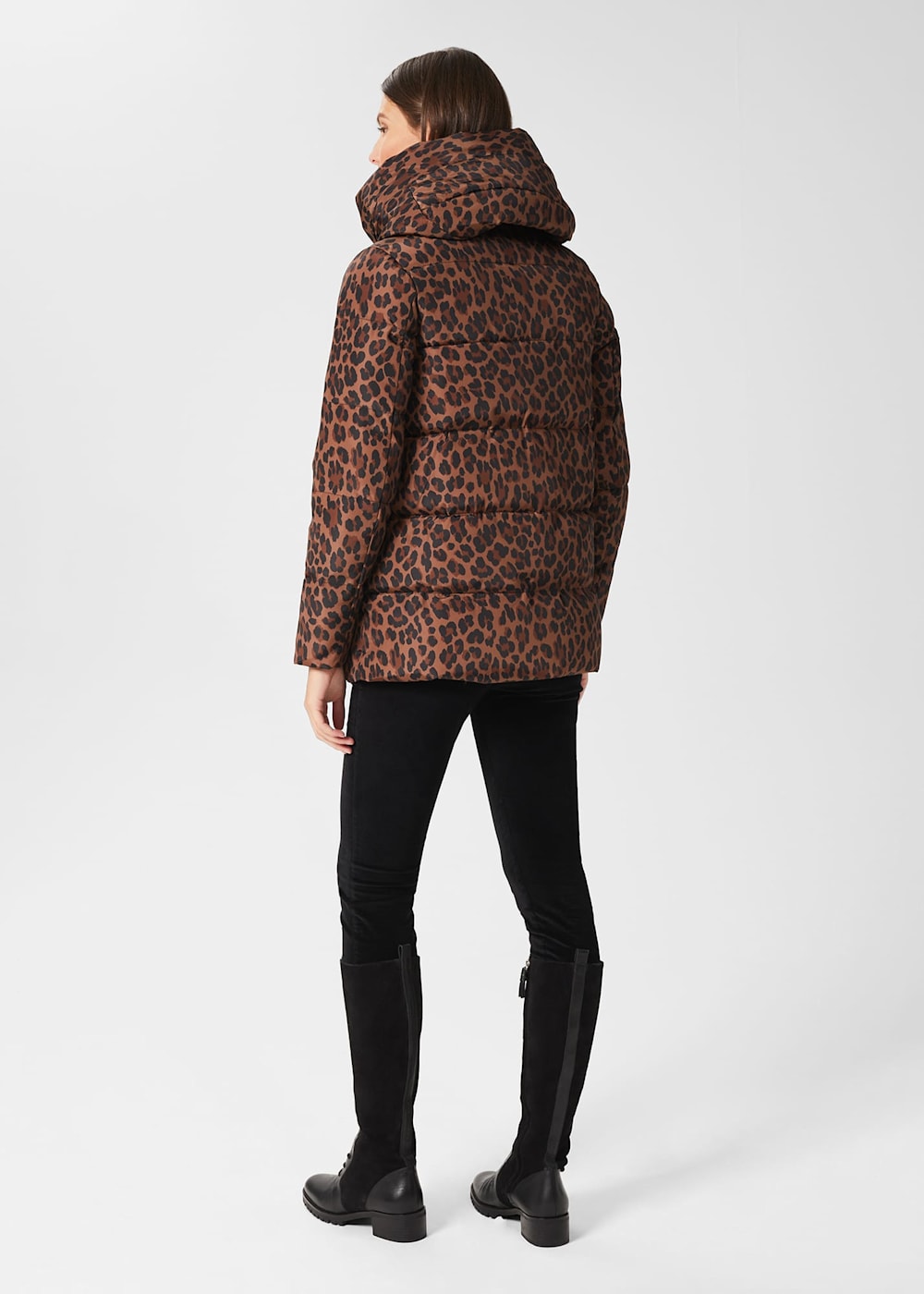 Short Heather Water Resistant Puffer Jacket Hobbs UK