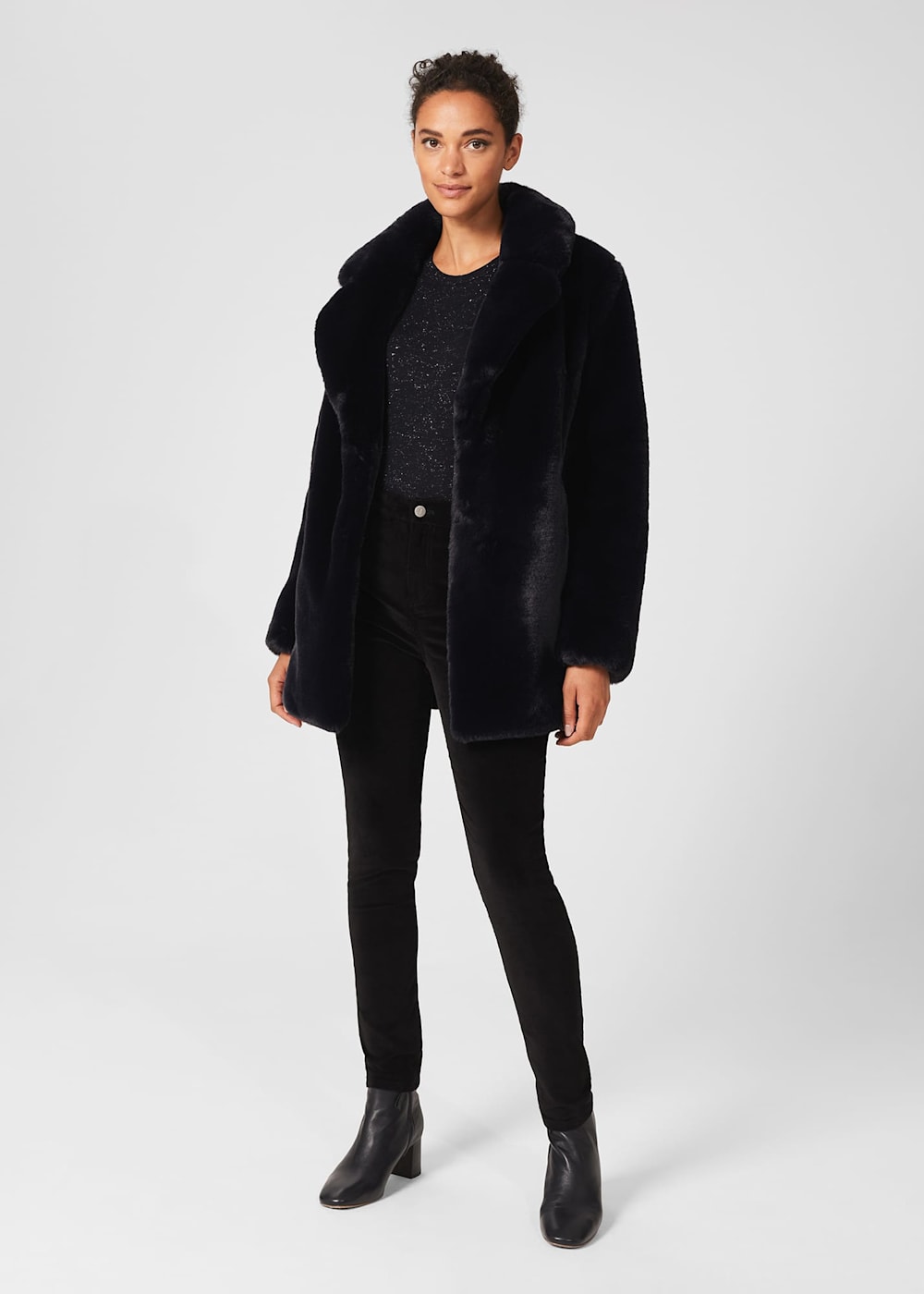 Hobbs navy bethany coat clearance