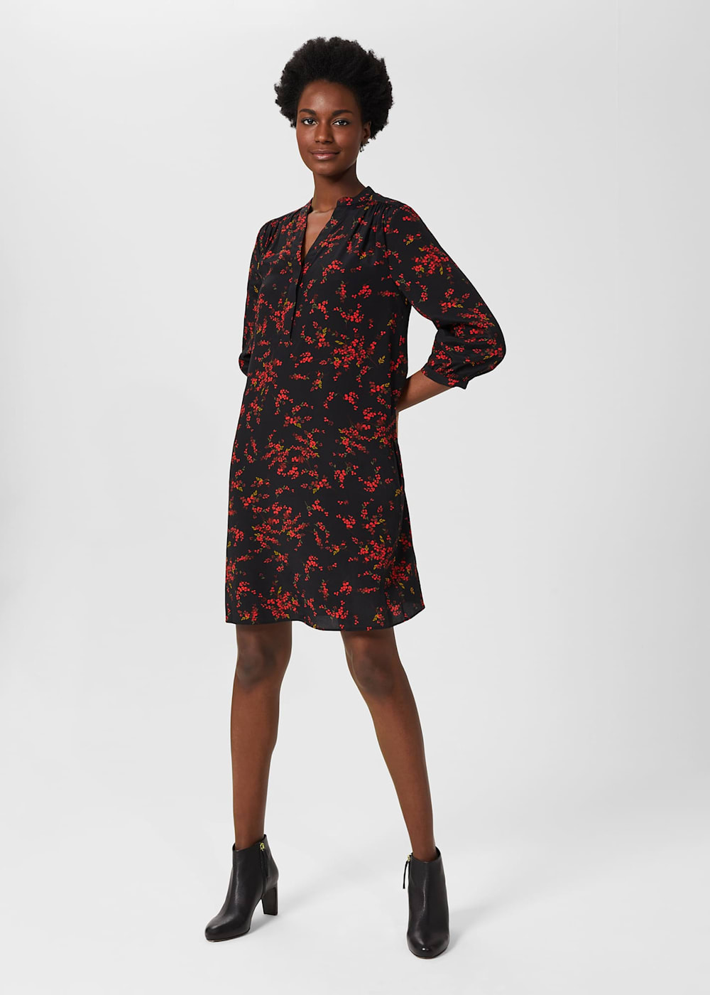 Floral tunic dress outlet