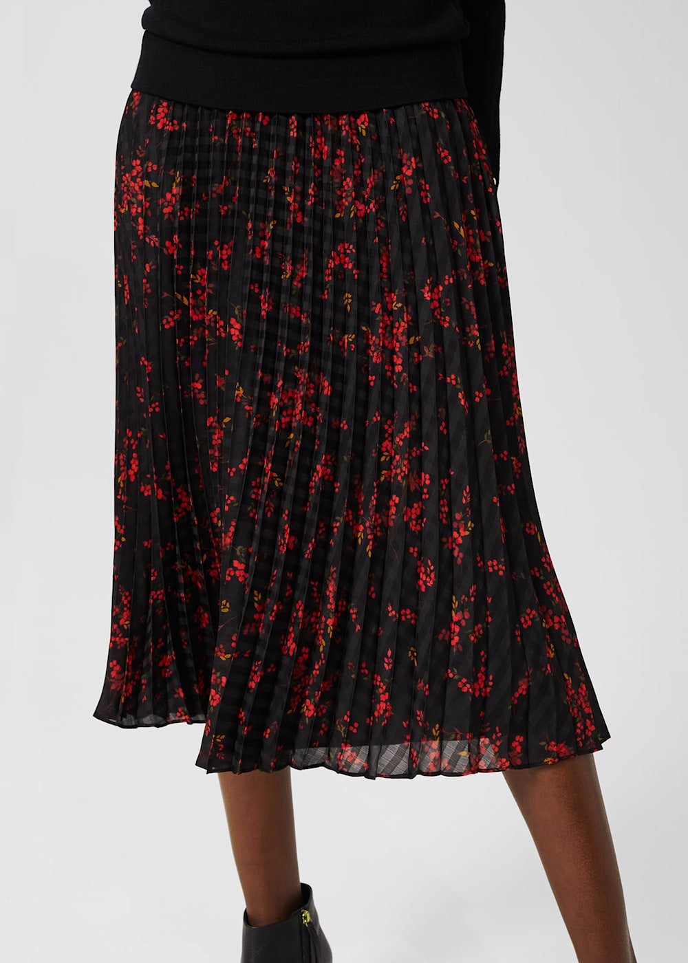 Pleated midi skirt hobbs clearance