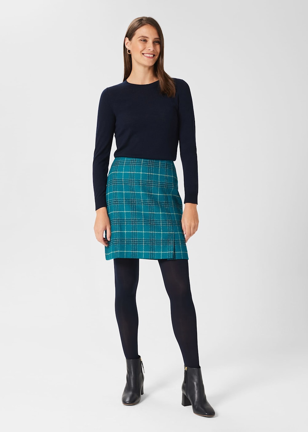 Amaris A line Wool Skirt | Hobbs US |