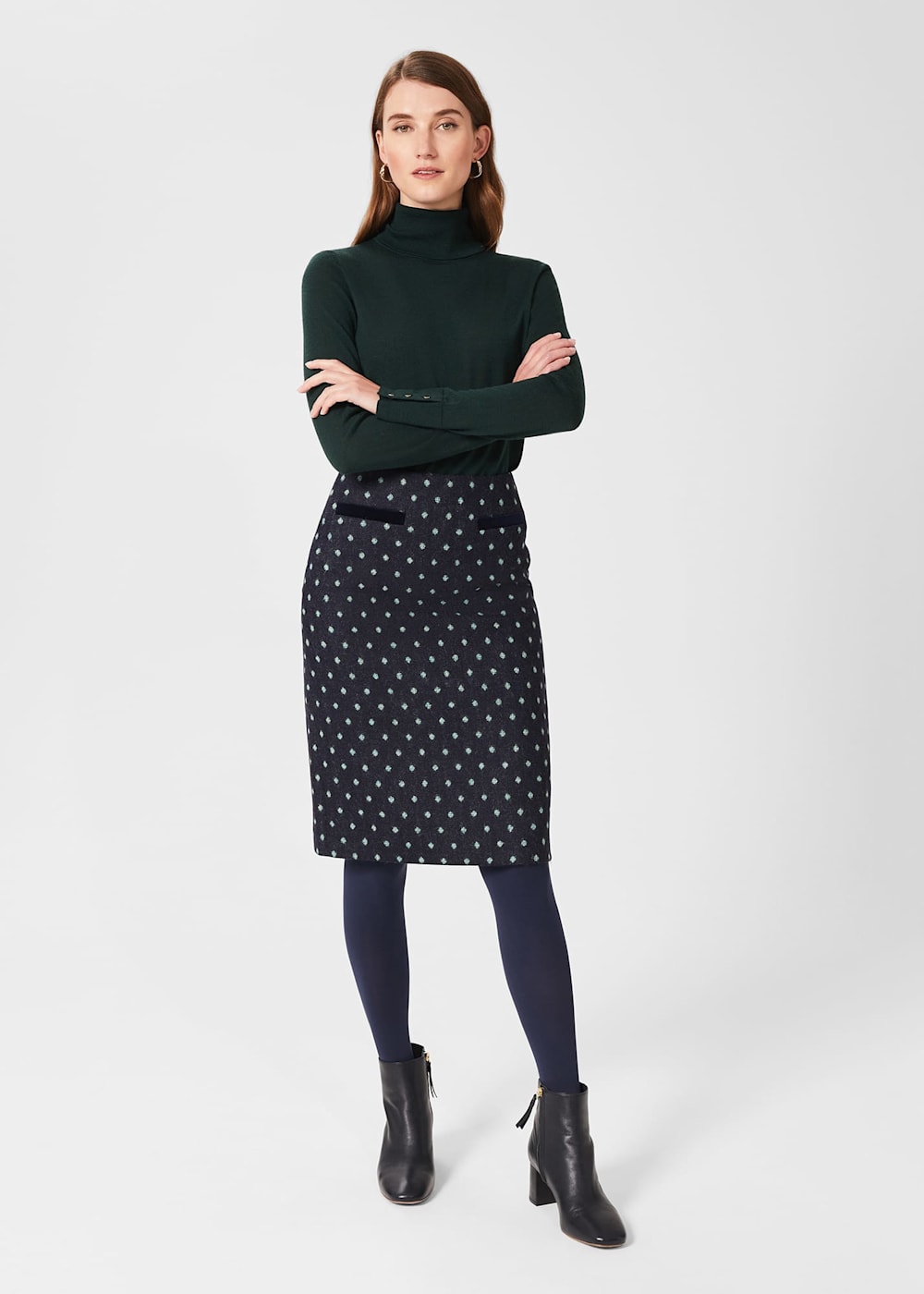 Navy pencil skirts au 2025
