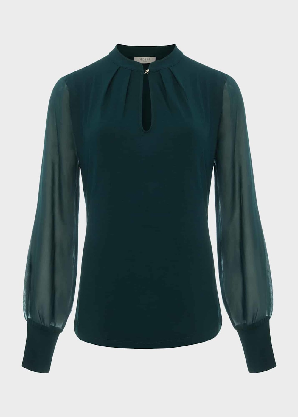 EMBROIDERED COLLAR TOP - Ecru | ZARA United States