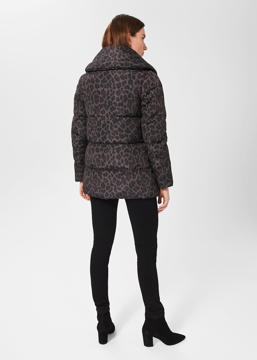 Sam leopard puffer jacket cheap