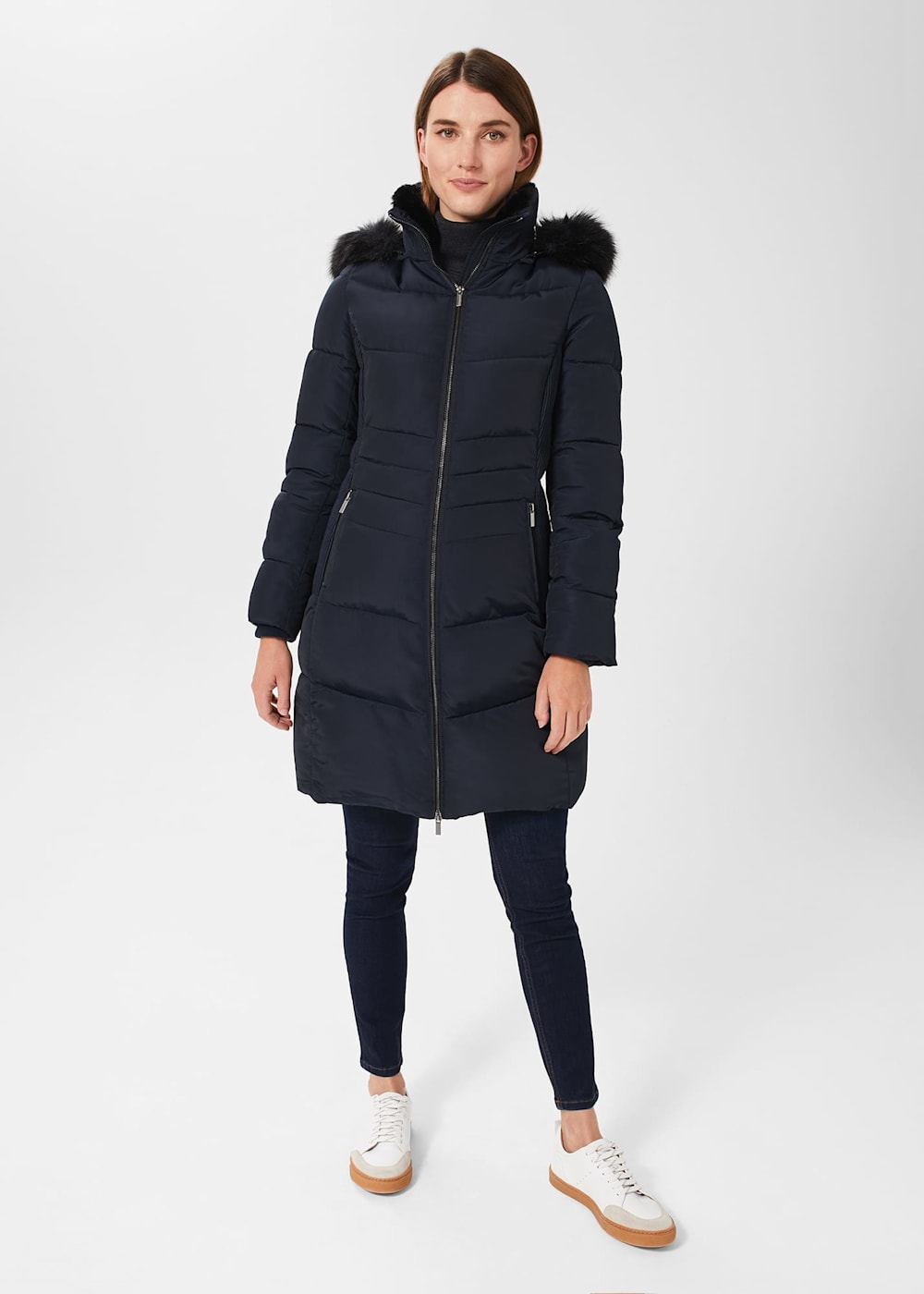Hobbs puffa coat clearance