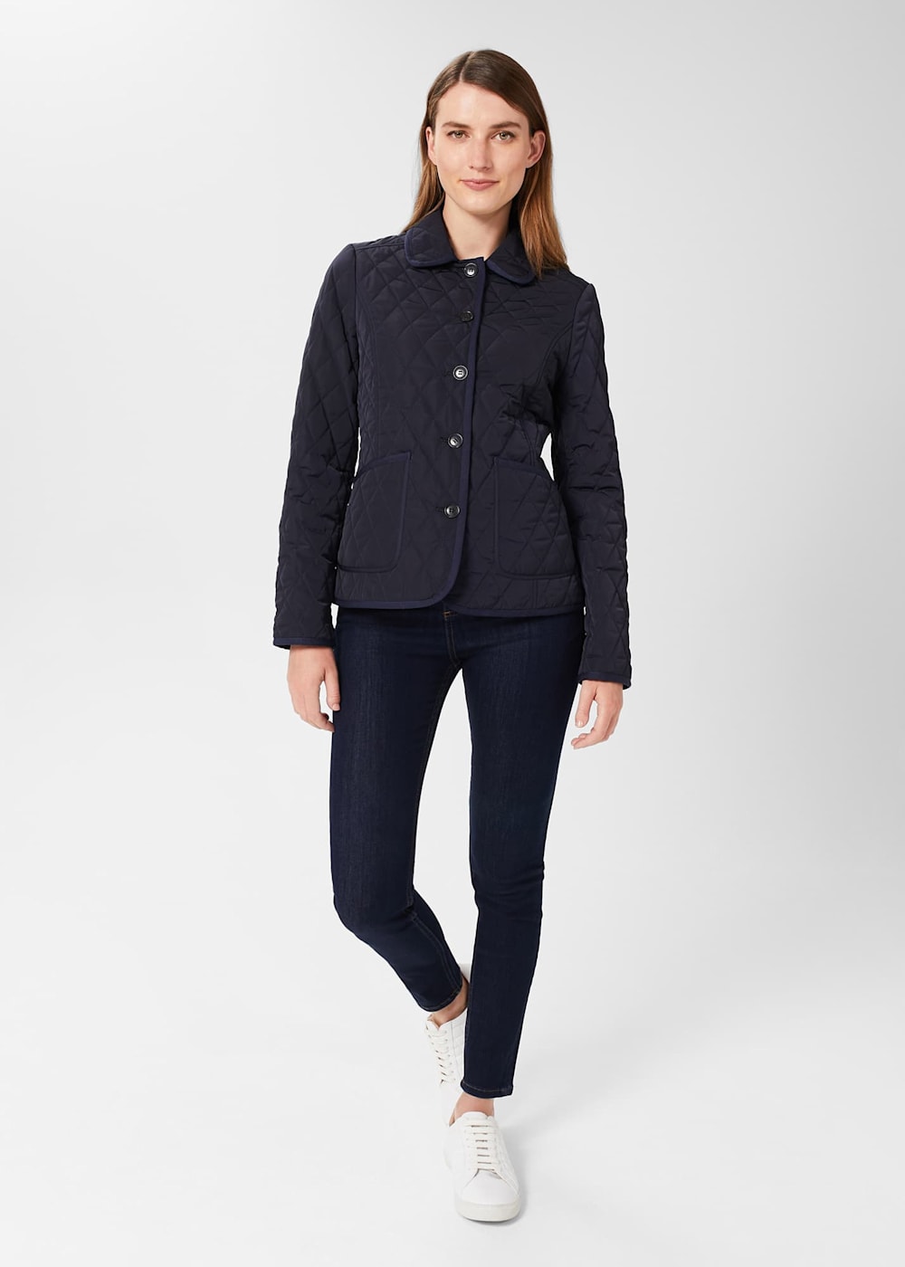 Hobbs navy jacket sales
