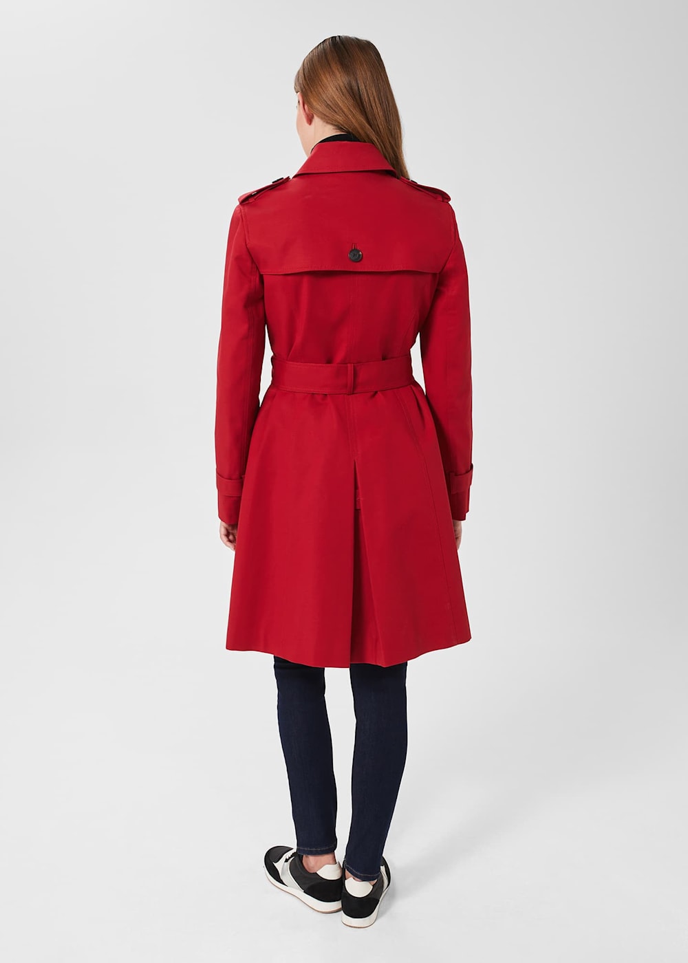 Hobbs red trench coat cheap