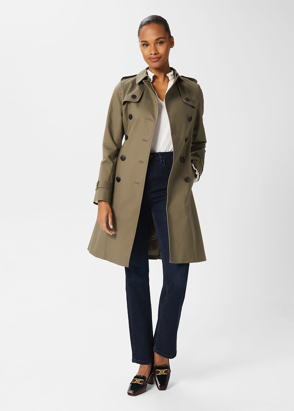 HOBBS SASKIA Water Resistant Trench Coat HOBBS SASKIA Water Resistant Trench Coat
