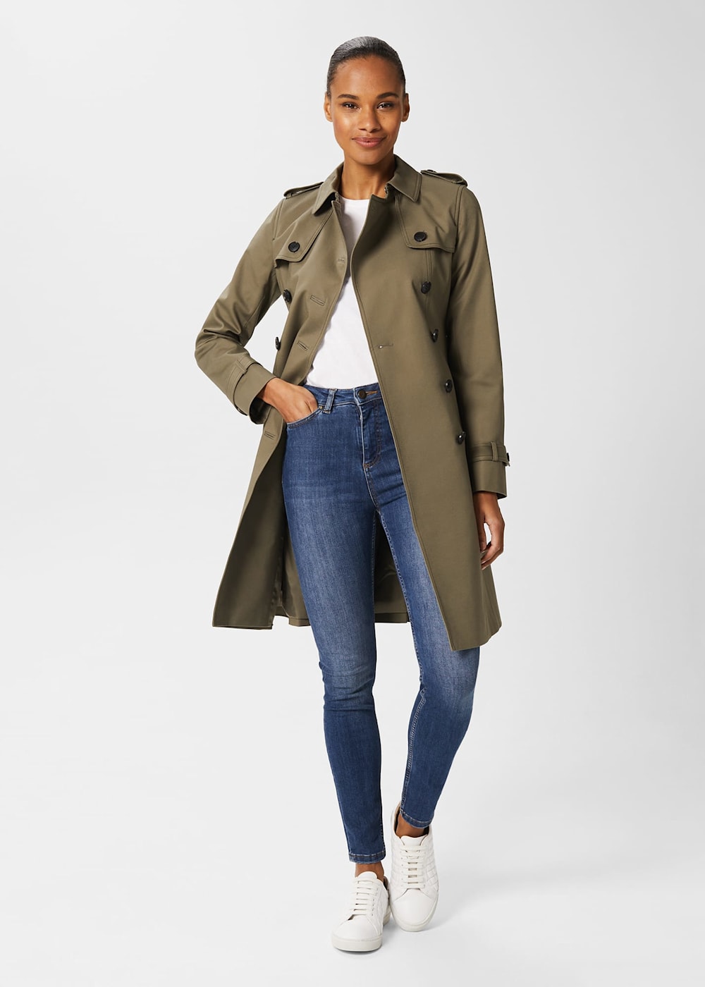 Saskia Water Resistant Trench Coat | Hobbs US |