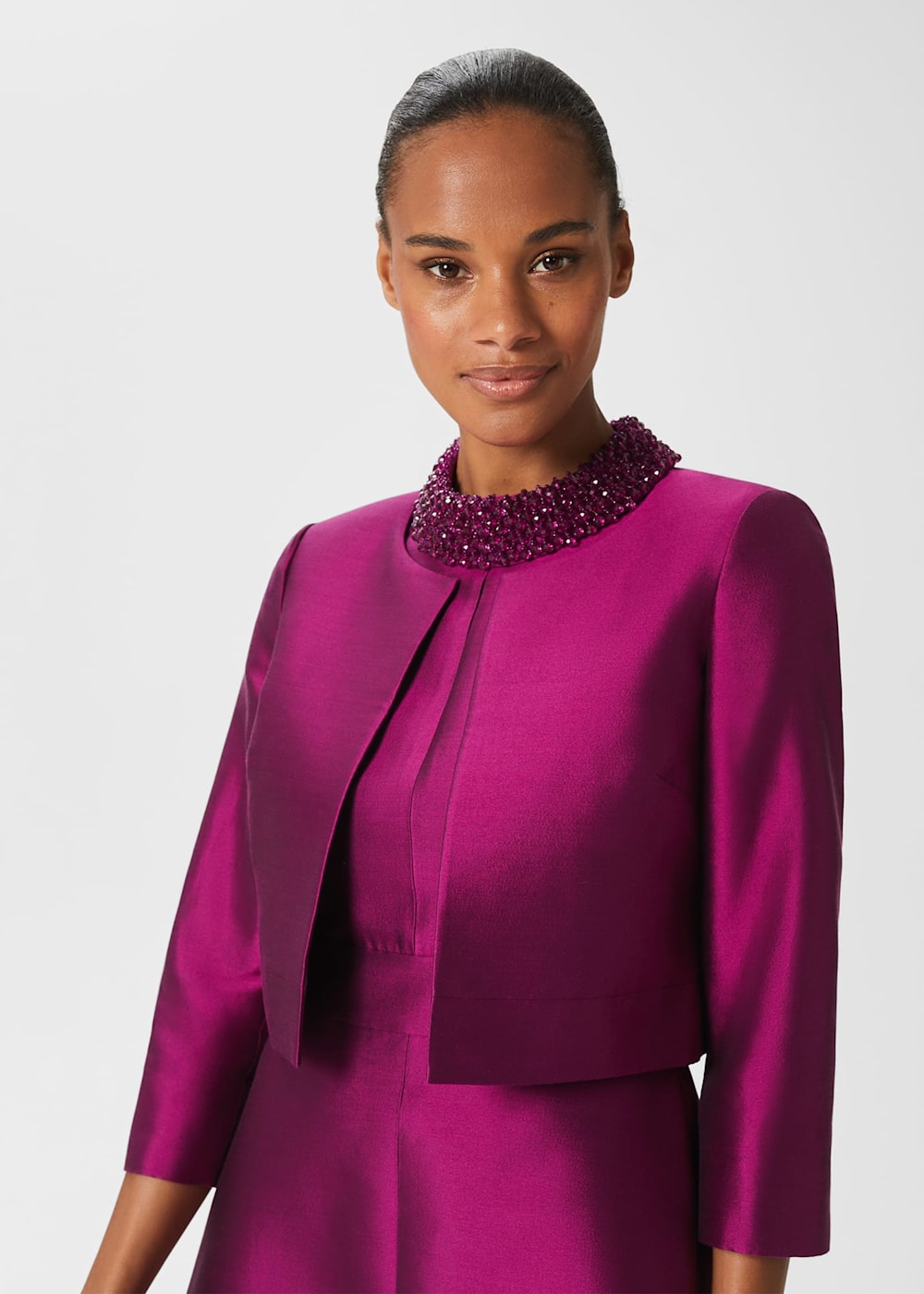 Marcella Silk Blend Jacket Hobbs UK