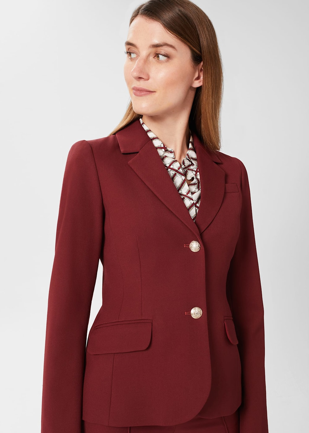 Red twill jacket deals