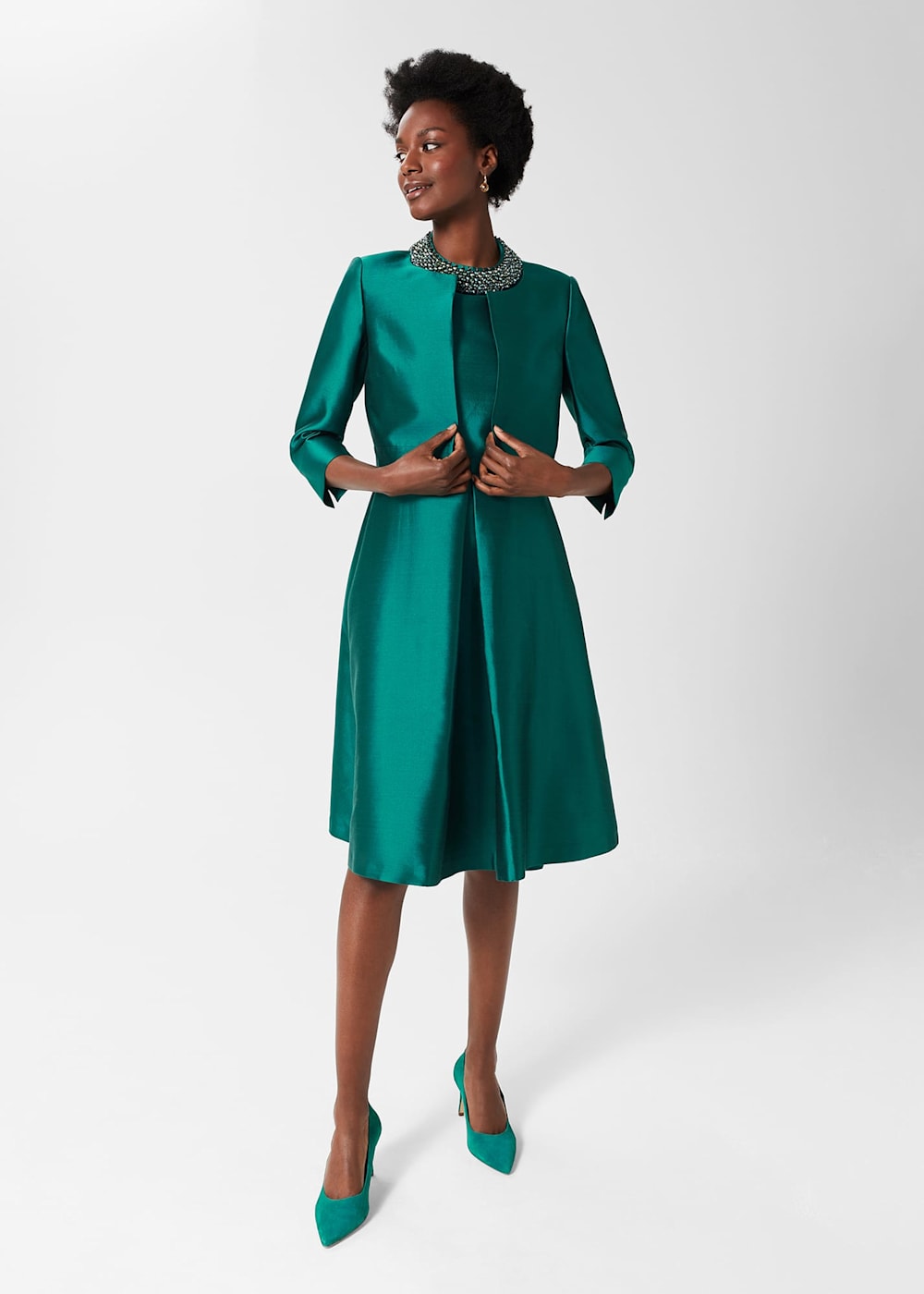 Christie Silk Blend Jacket Hobbs US