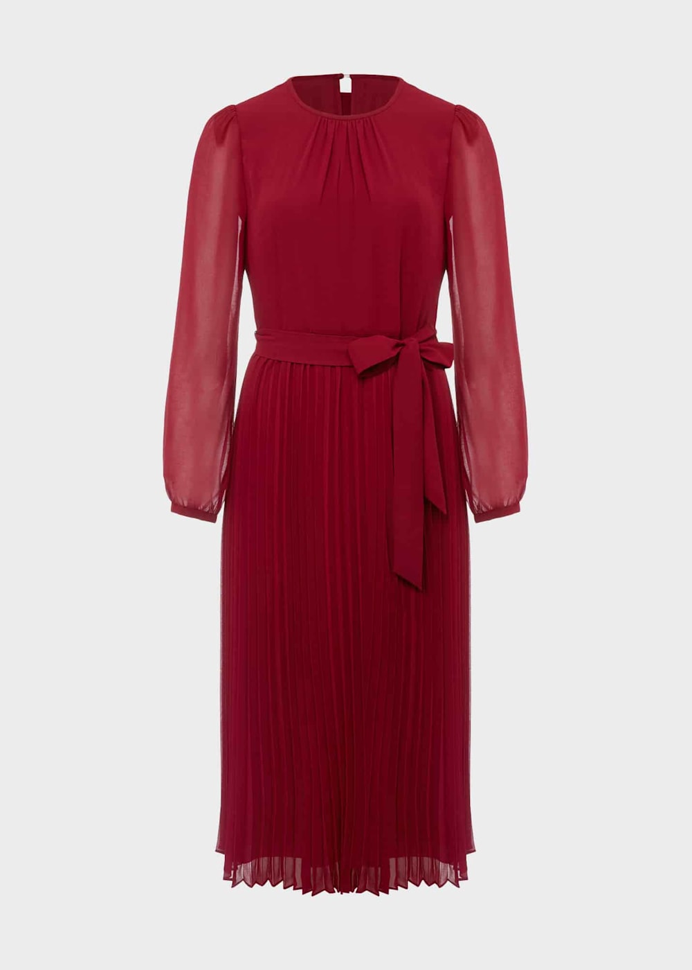 Paulina pleated dress white outlet