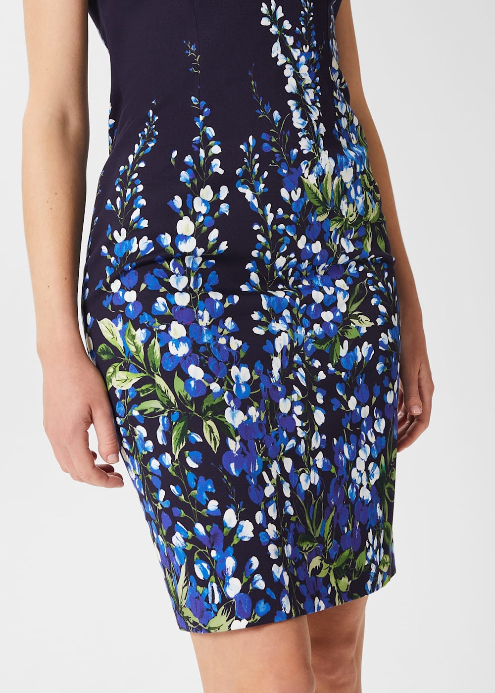 Hobbs fiona dress navy ivory sales