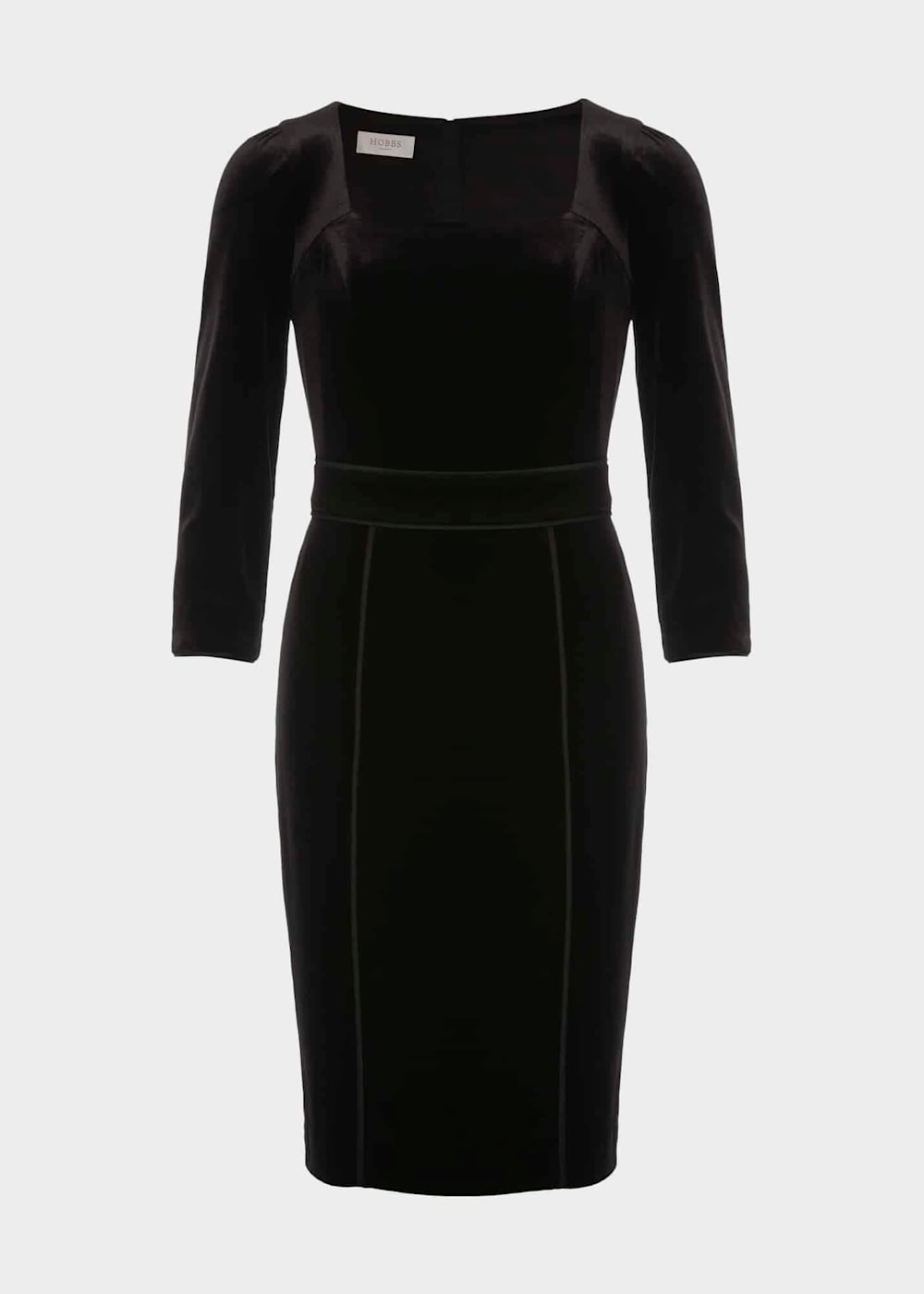 Josie Velvet Shift Dress Hobbs UK