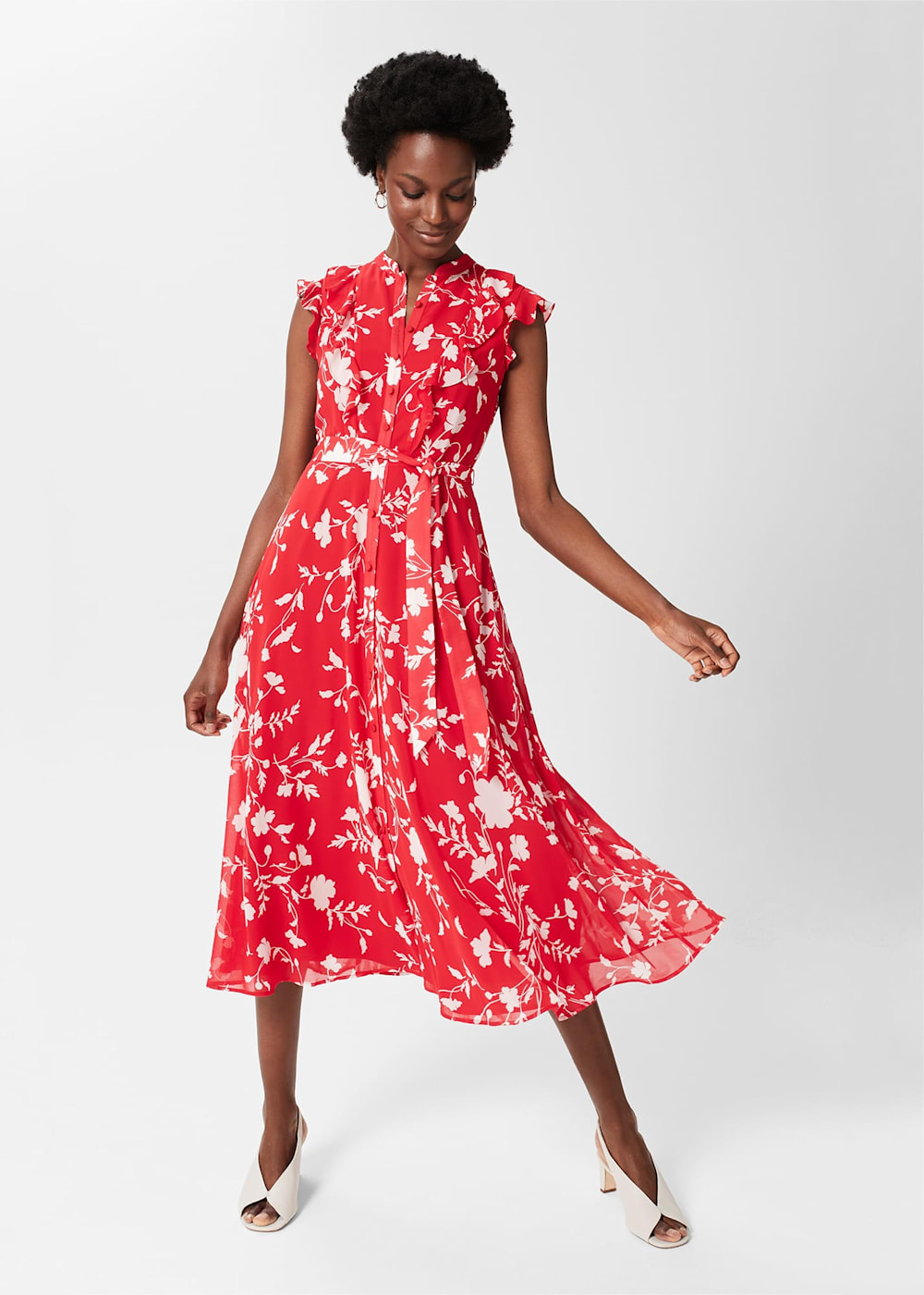 Georgiana Floral Dress Hobbs UK
