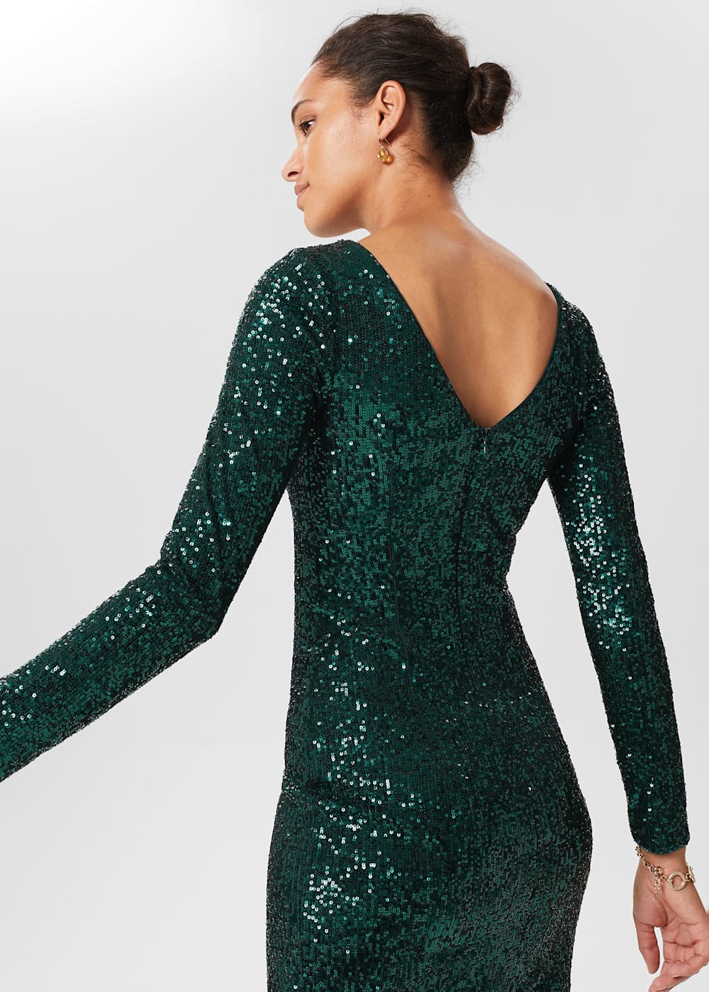 Hobbs sawyer velvet dress online