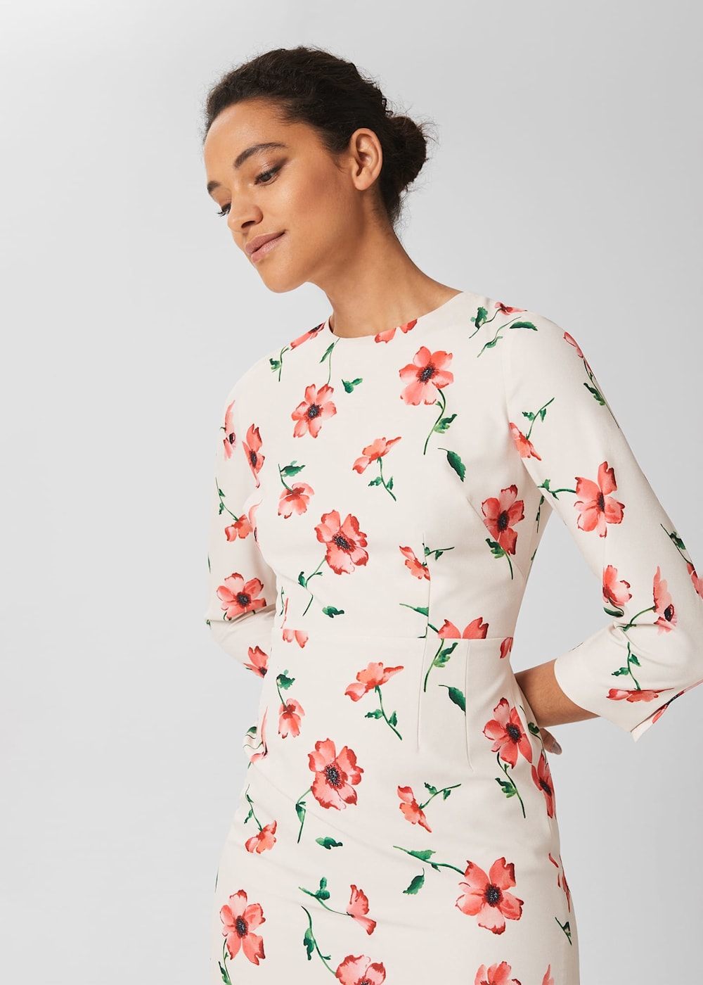 Aleena Floral Shift Dress Hobbs UK