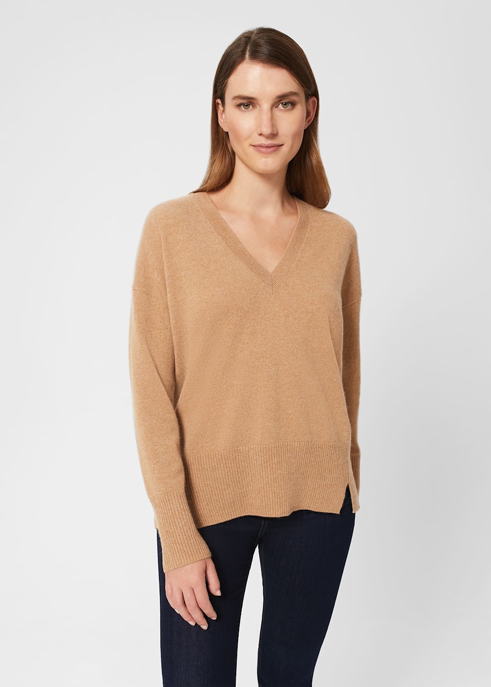 Dahlia V Neck Cashmere Jumper Hobbs UK