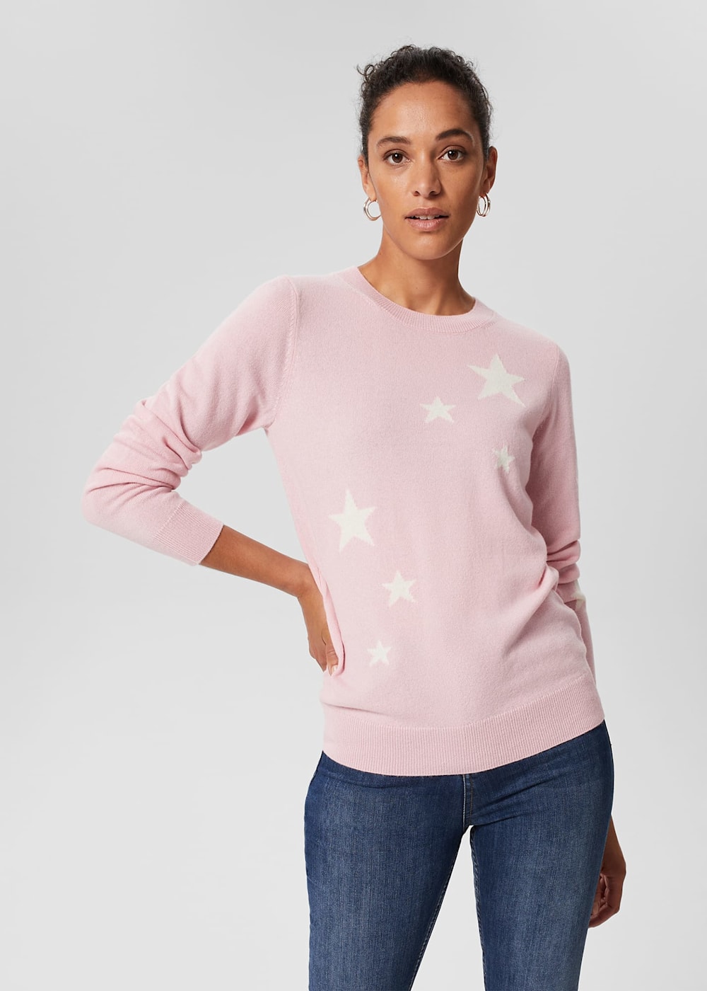 Samira Wool Cashmere Star Jumper Hobbs UK