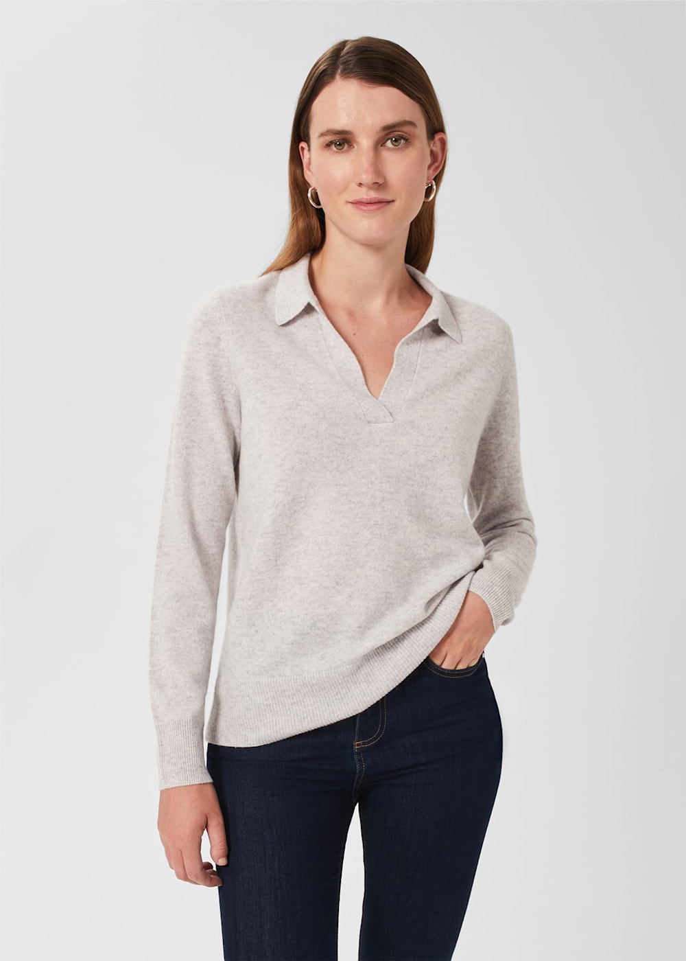 Cashmere Kayla Collared Jumper Hobbs UK