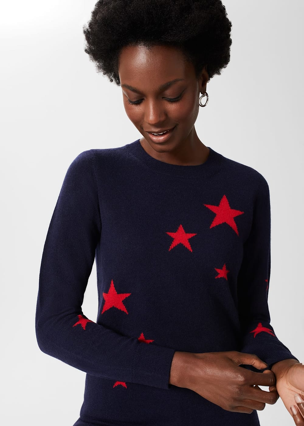 Navy star jumper store