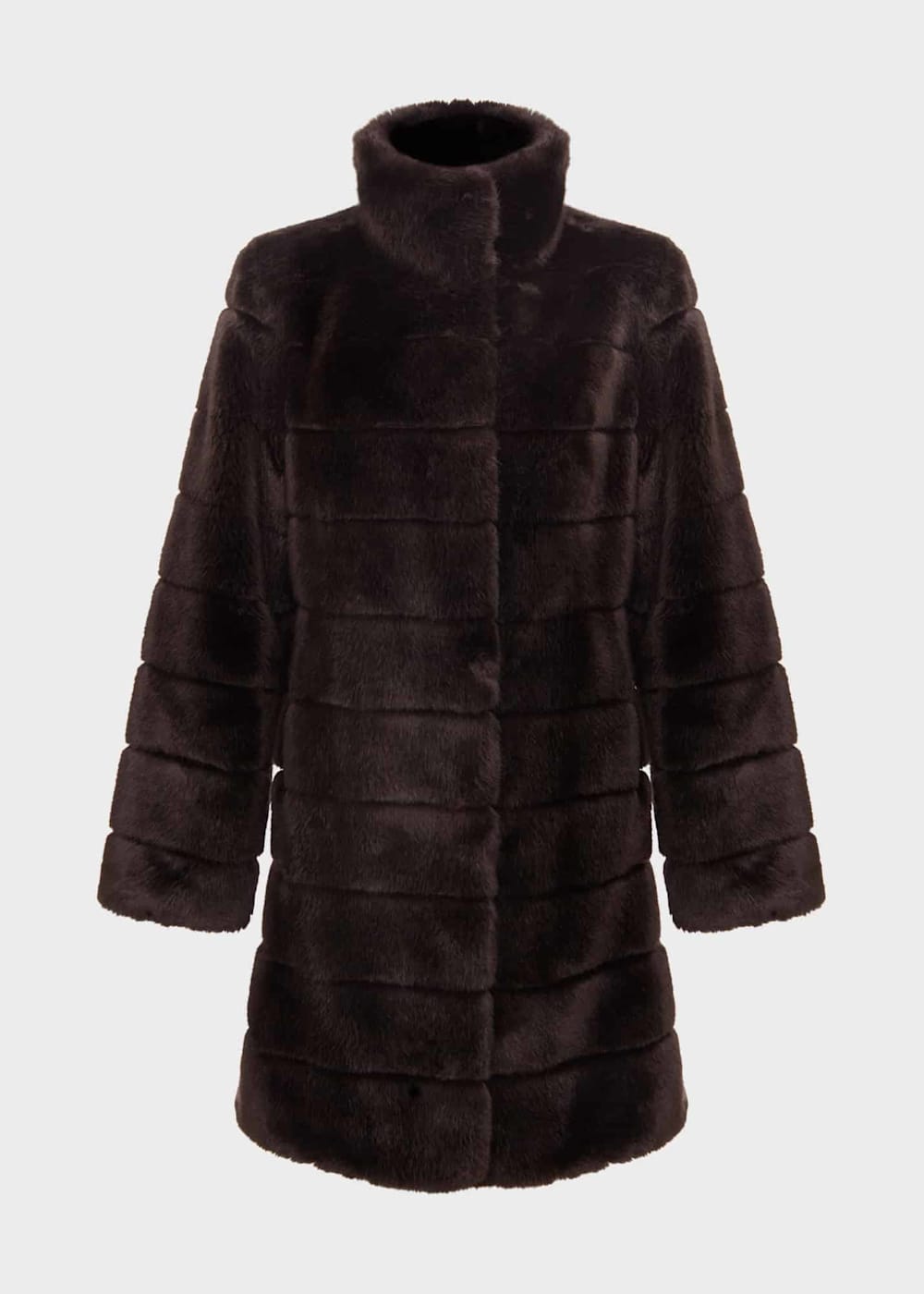 Petite Ros Faux Fur Coat Hobbs US
