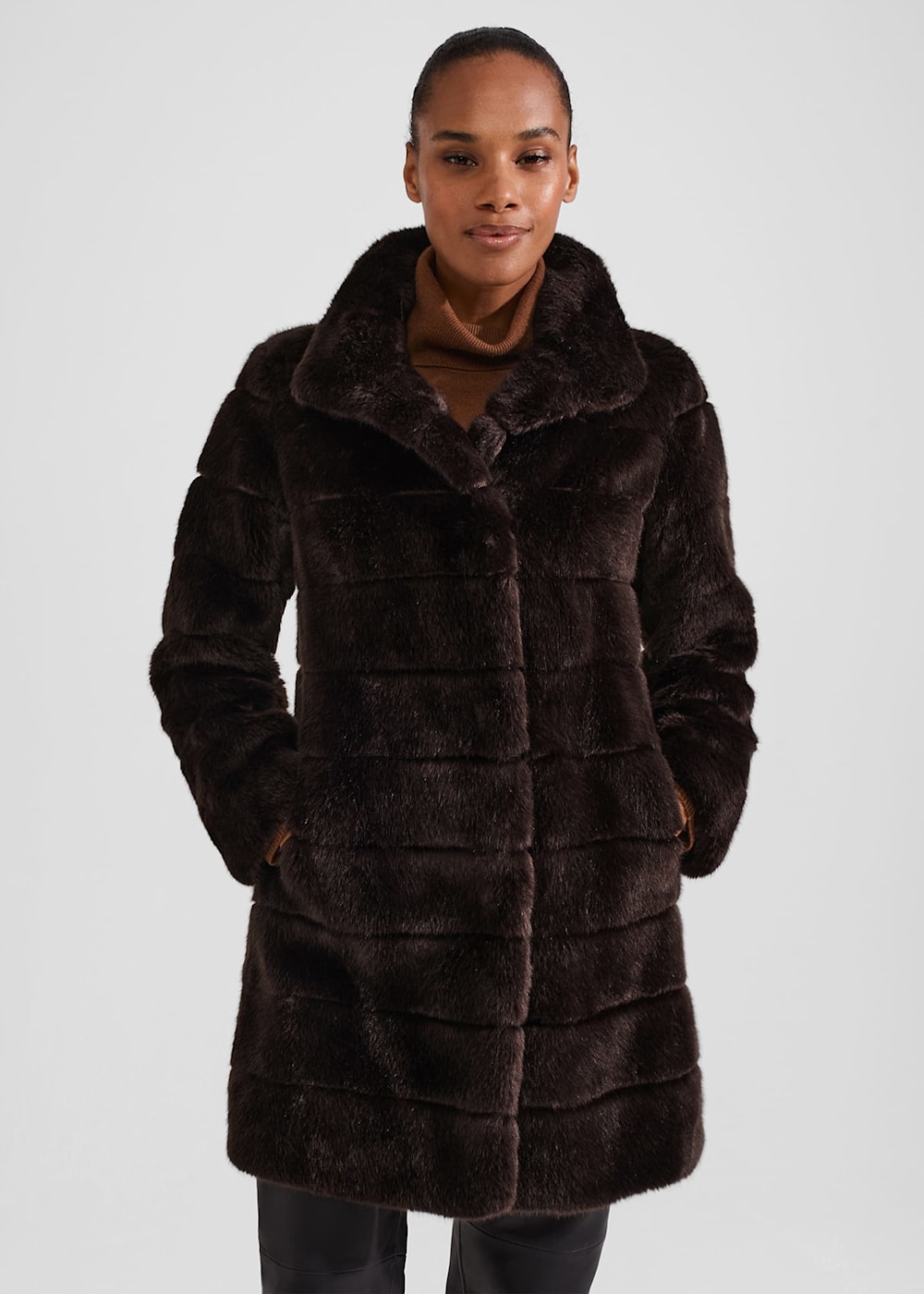 Faux fur coat petite hotsell