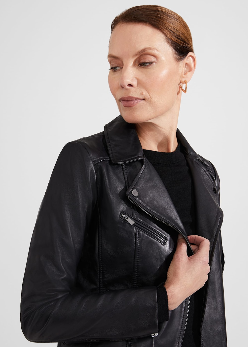 Petite leather jacket uk top