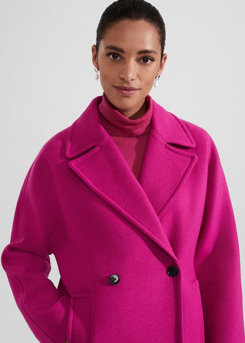 Womans pink coat cheap
