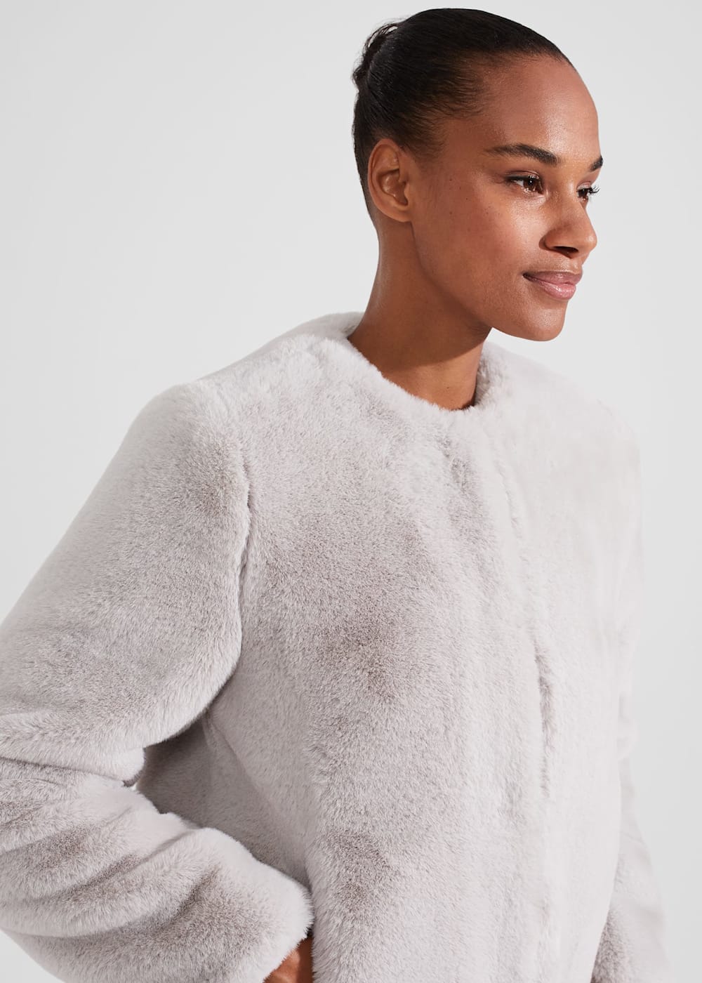 Florence Faux Fur Coat Hobbs US